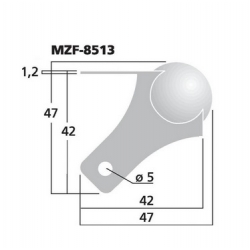 MZF-8513, narożnik kulkowy